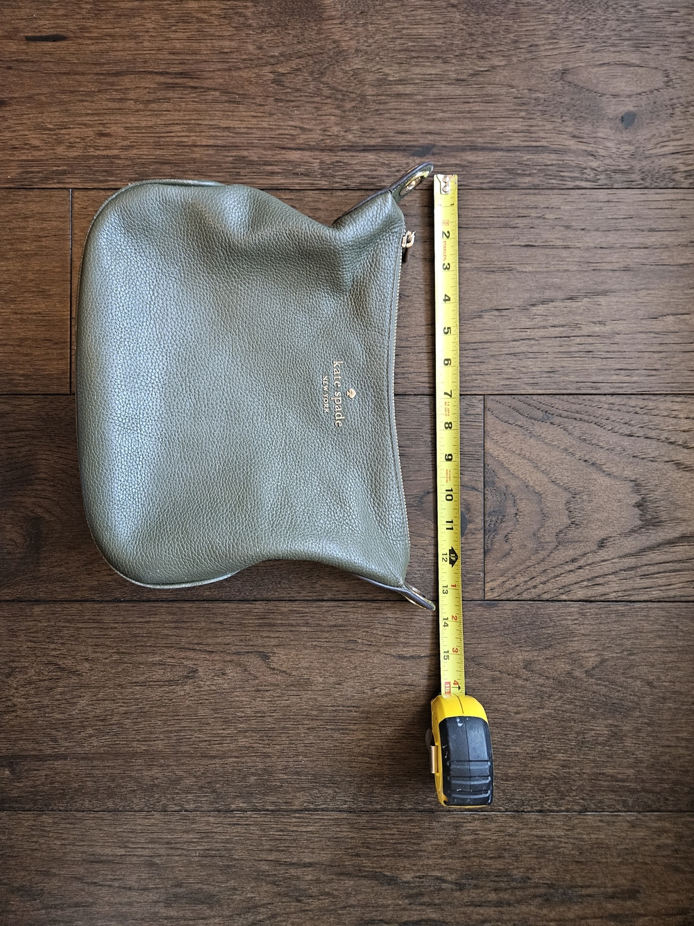 kate spade Olive Green Leather Crossbody Bag No Strap